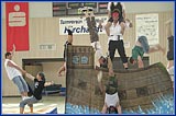 Programm in der Sporthalle am Sonntag, 01. Juni 2008