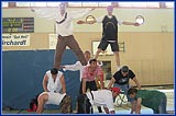 Programm in der Sporthalle am Sonntag, 01. Juni 2008