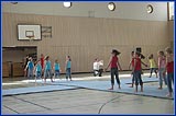 Programm in der Sporthalle am Sonntag, 01. Juni 2008