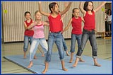 Programm in der Sporthalle am Sonntag, 01. Juni 2008