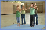 Programm in der Sporthalle am Sonntag, 01. Juni 2008