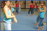 Programm in der Sporthalle am Sonntag, 01. Juni 2008